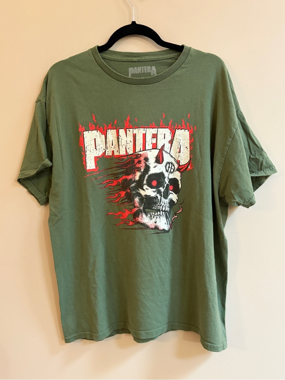 Pantera Smoking Skull 2025 Tour T-Shirt Short Sleeve Graphic Band Tee Shirt Top